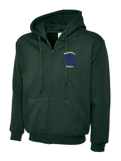 Respiratory Hoodie Bottle Green