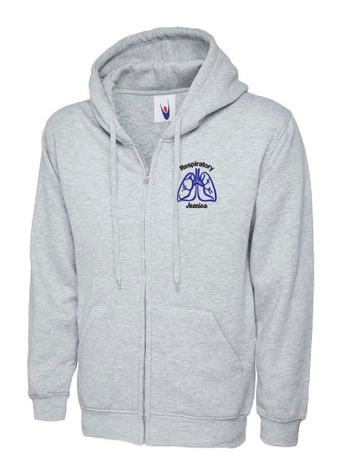 Respiratory Hoodie Heather Grey