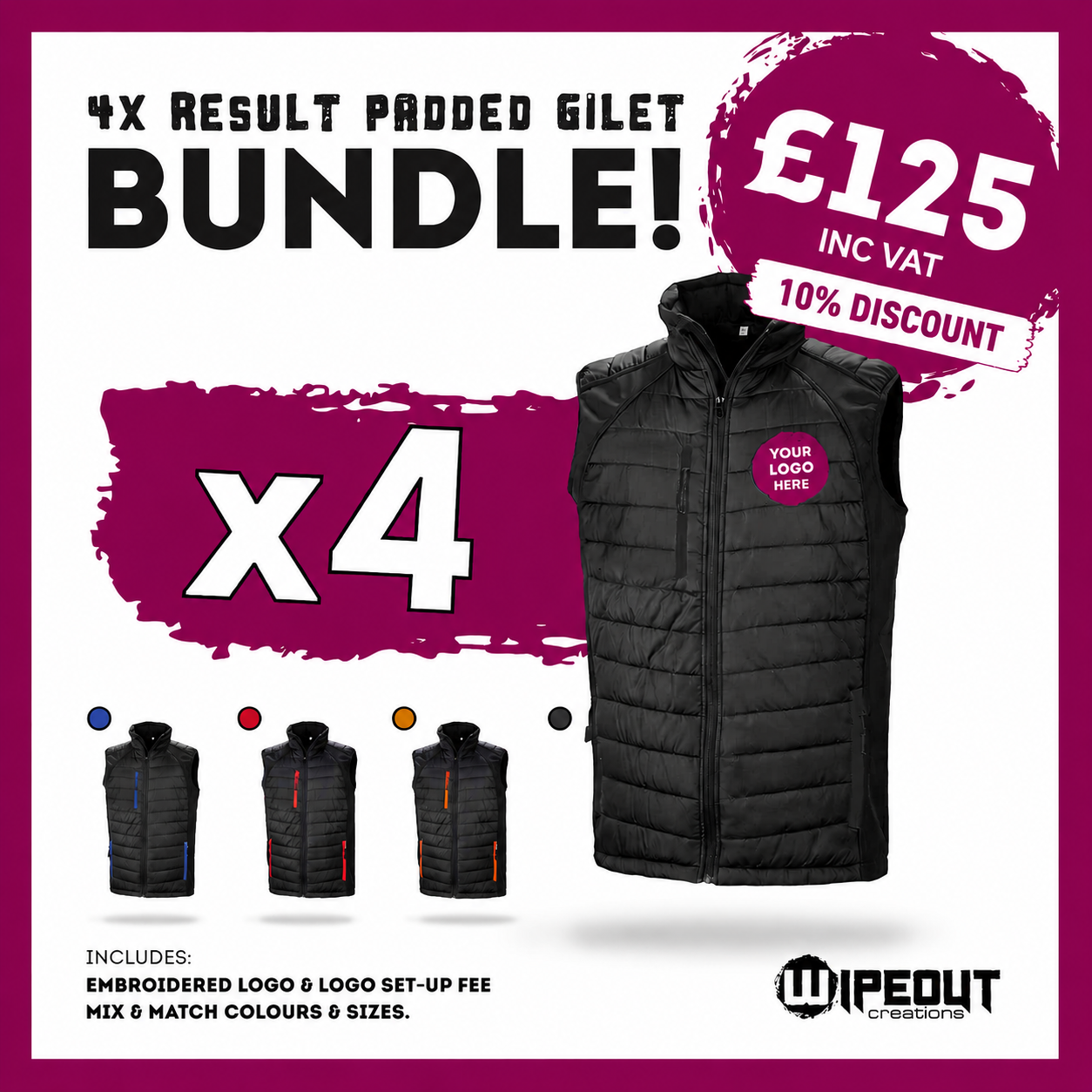 Result Padded Gilet Bundle