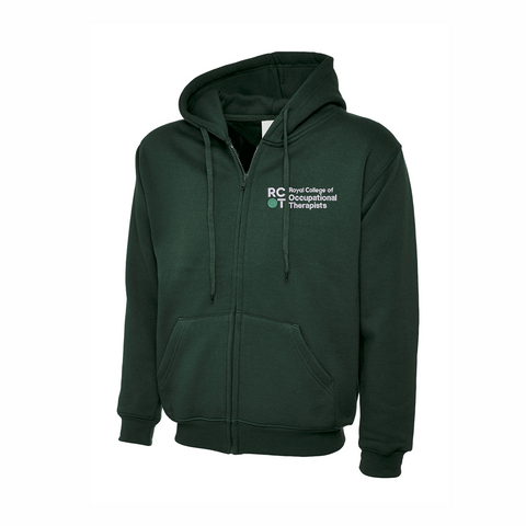 Royal College of Occupational Therapists  Hoodie Bottle Green 