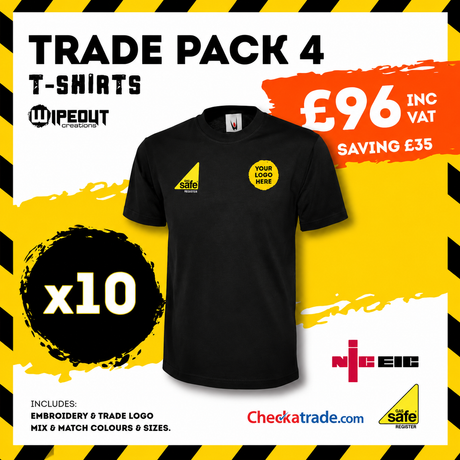 Workwear T-shirts x10 Trade pack