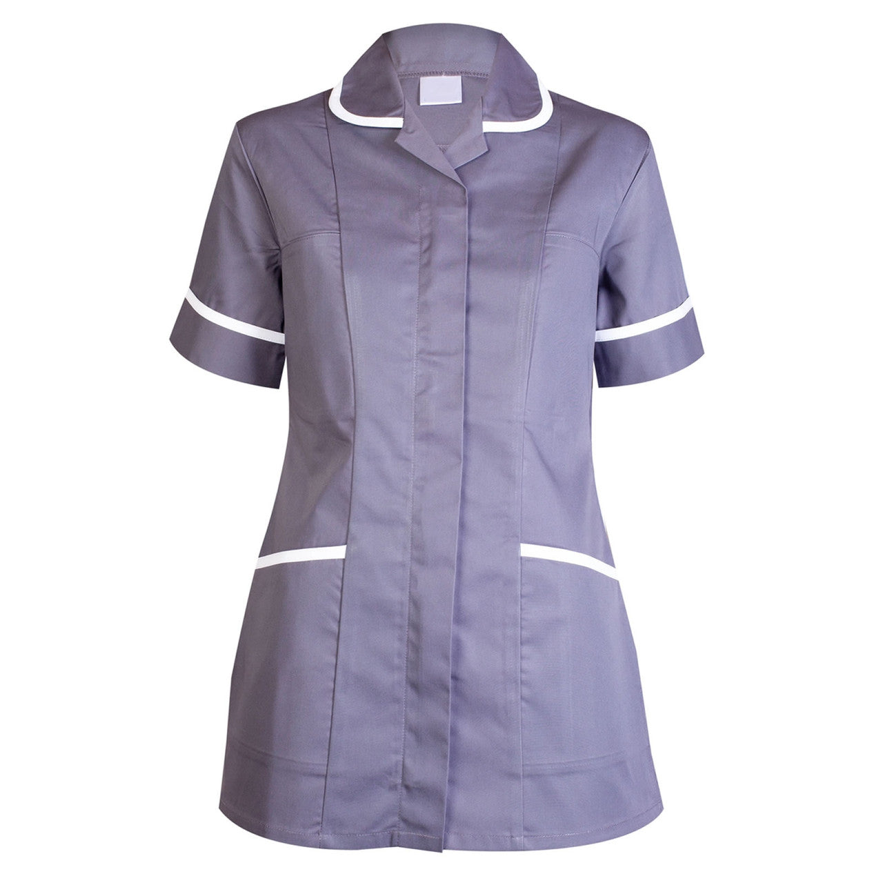 Contrast Collar Tunic Workwear World Ladies Healthcare Tunic — Contrast ...