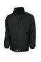 Plain Waterproof Jacket Black