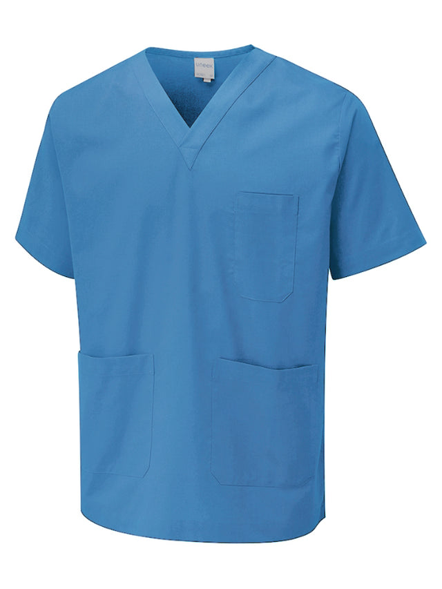 Veterinary Scrub Top Hospital Blue