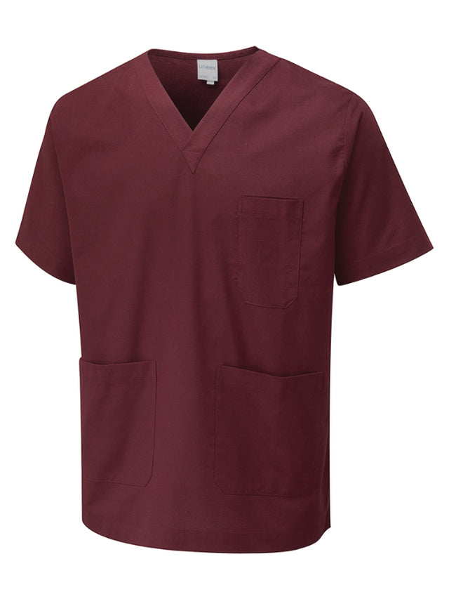 Veterinary Scrub Top Maroon