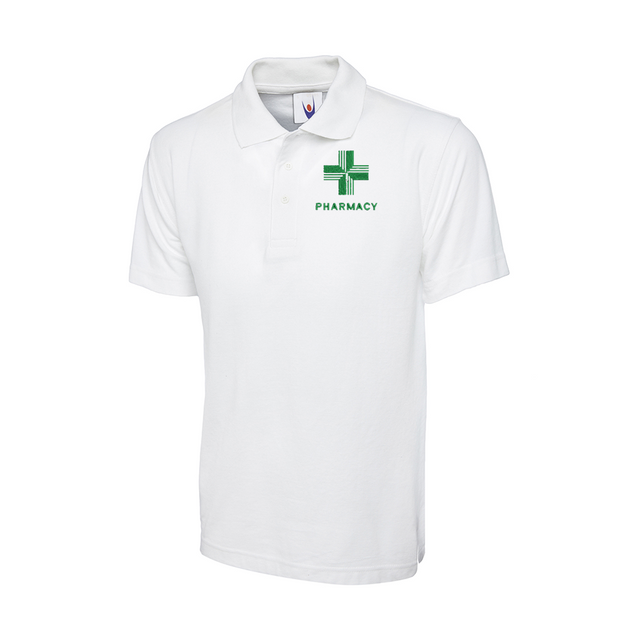 Pharmacy Polo Shirt White