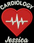 Fleece Jacket Cardiology logo
