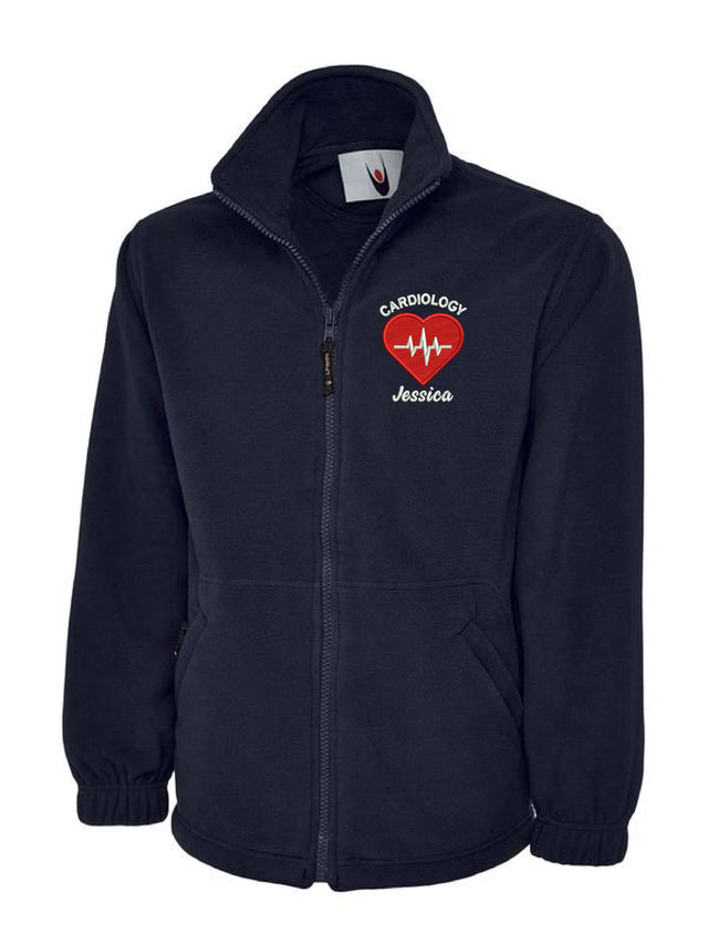 Cardiology Fleece Jacket Navy