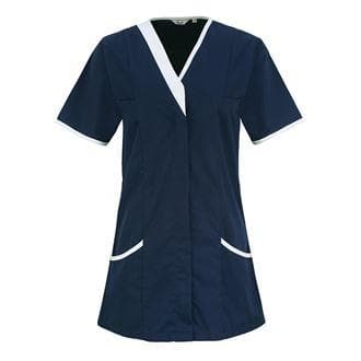 Navy Blue Daisy Healthcare Tunic