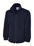 Black Zipped Fleece Jacket