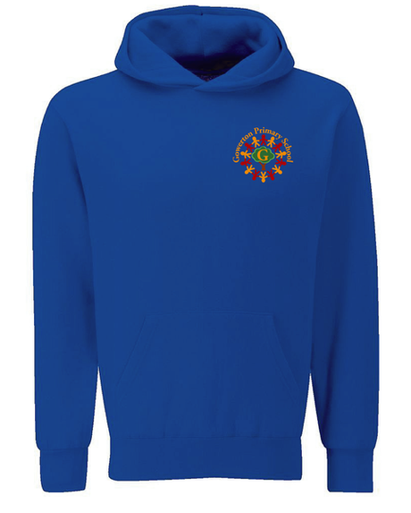 Blue Gowerton Primary School uniform Hoodie