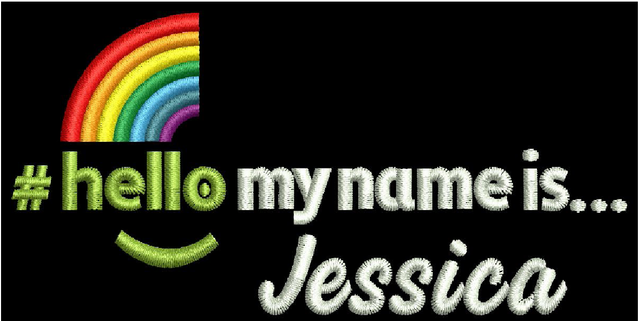 Hello My Name Is clothing logo