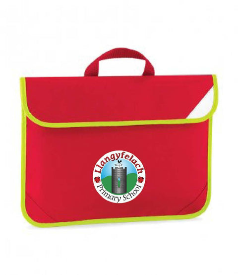 Red Llangyfelach Primary School Book Bag