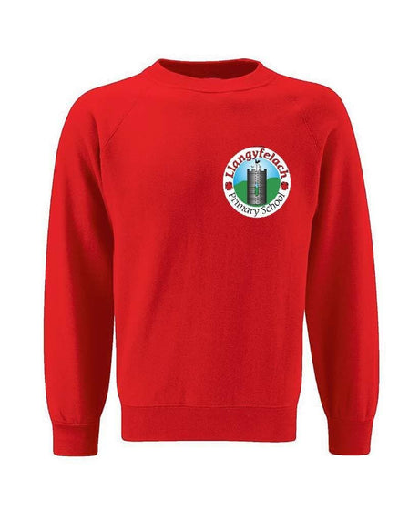 Llangyfelach Primary School Sweatshirt Red