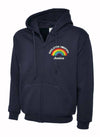 Rainbow Zip Hoodie