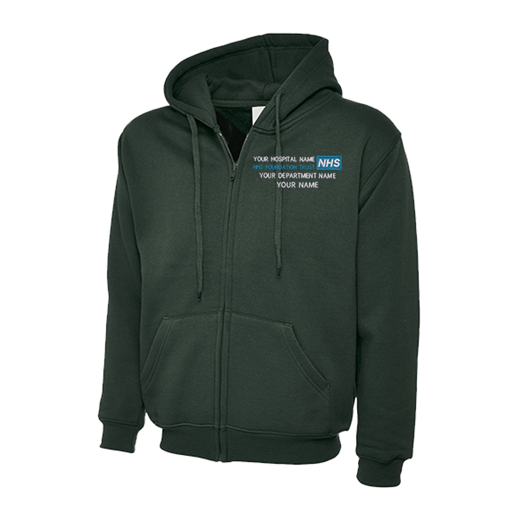 NHS Foundation Trust Hoodie Extra Small Black