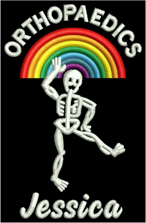Rainbow Orthopaedics Fleece Jacket Logo