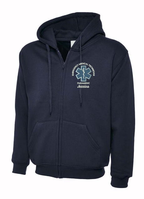 Paramedic Zip Hoodie Navy
