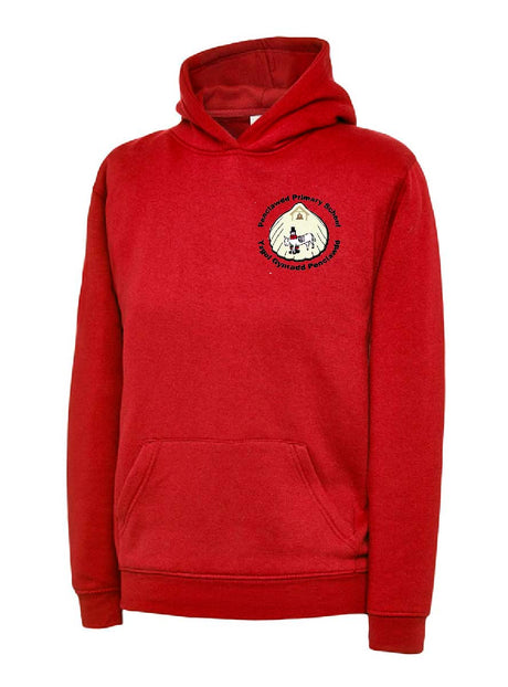 Red Penclawdd Primary School Hoodie 