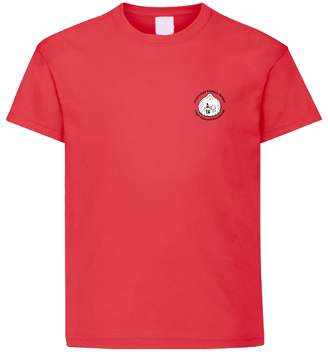 Red Penclawdd Primary School T-shirt