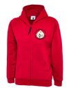 Red Penclawdd Primary School Zip Hoodie