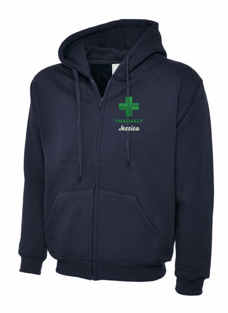 Pharmacy Zip Hoodie Navy