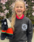 Swansea Pony Club Sweatshirt on a young girl
