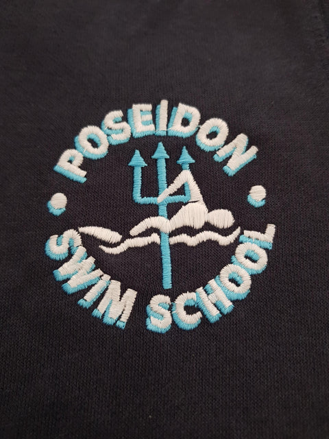 Black Poseidon Toddler Onesie logo