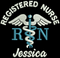 Registered Nurse Zip Hoodie Crest