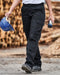 Black Uniform Cargo Trousers