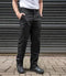 Workwear Black Cargo Trousers