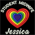 Student Midwife Fleece Jacket Crest
