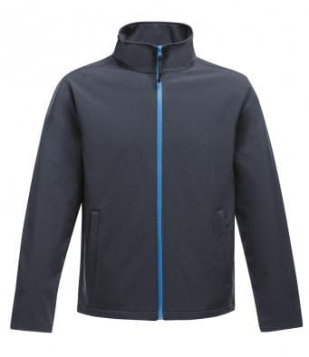 Softshell Jacket with Blue Zip