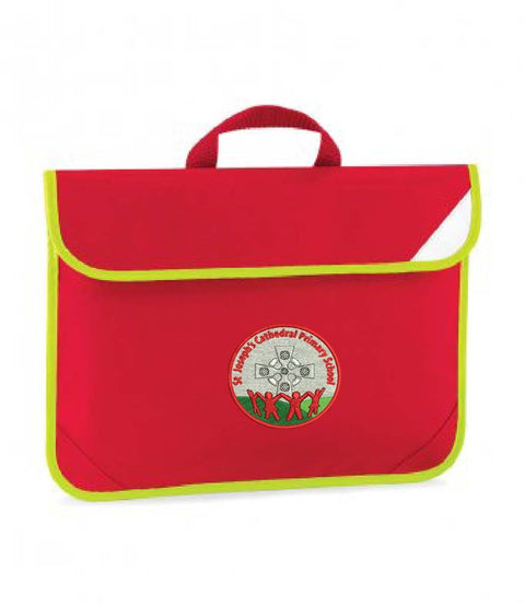 Red St. Joseph's Cathedral Primary School Book Bag