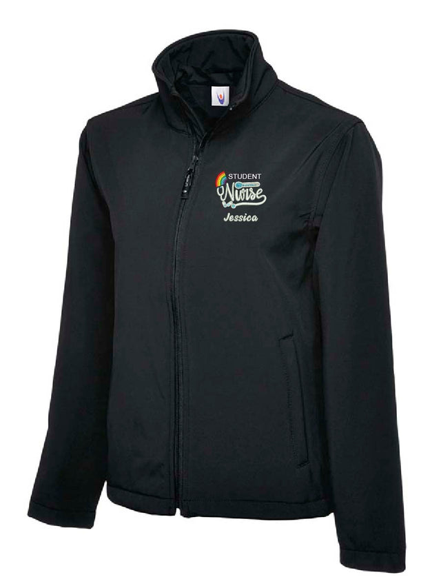 NHS Black Student Nurse Softshell Jacket