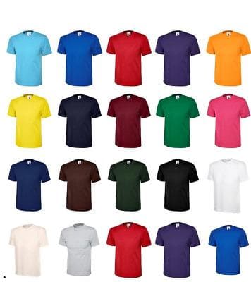 Different coloured T-Shirts
