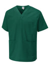 Veterinary Bottle Green Scrub Top