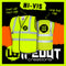 Hi Visibility Printed Front & Back Vests (yellow or orange) x10 Bundle