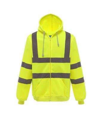 Yellow High Visibility Hoodie