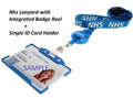 NHS Lanyard With Reel & ID Badge